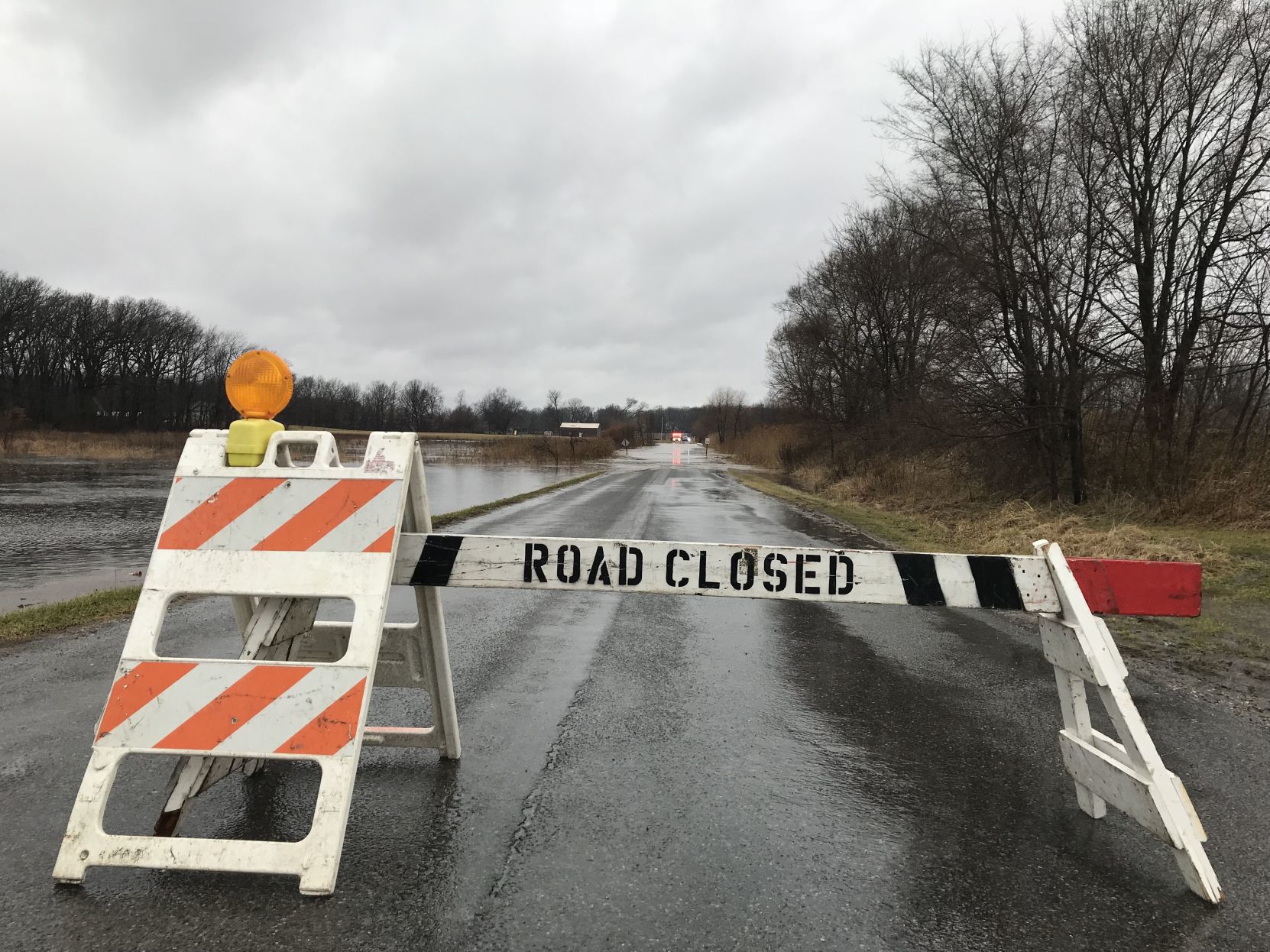 Road closed